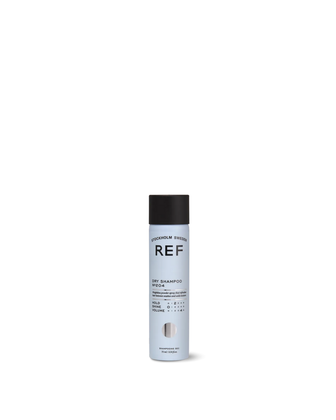 Front pack shot, alternate size - REF Stockholm Dry Shampoo N°204, 75ml travel-size can on white background