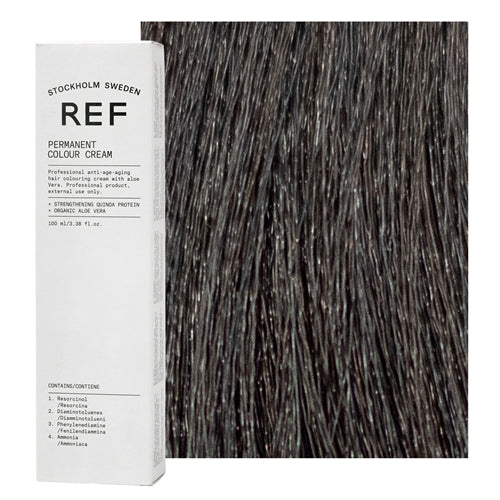 REF Stockholm Permanent Colour Cream box, 4.1 Ash Brown, 100ml