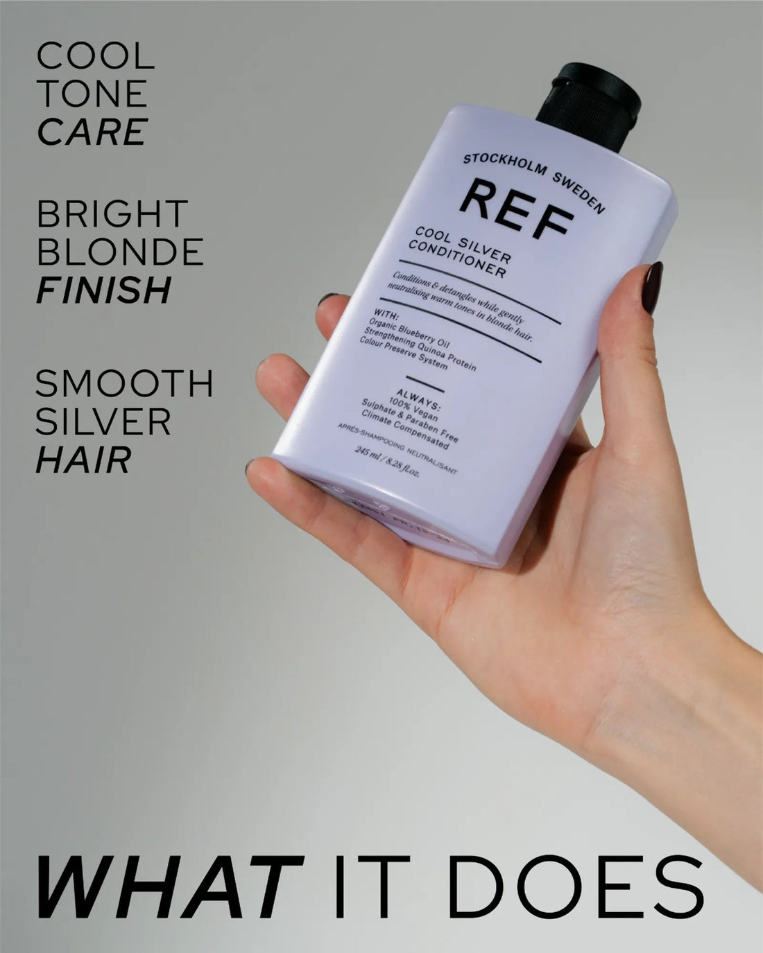 REF Stockholm Cool Silver Conditioner - alternate angle