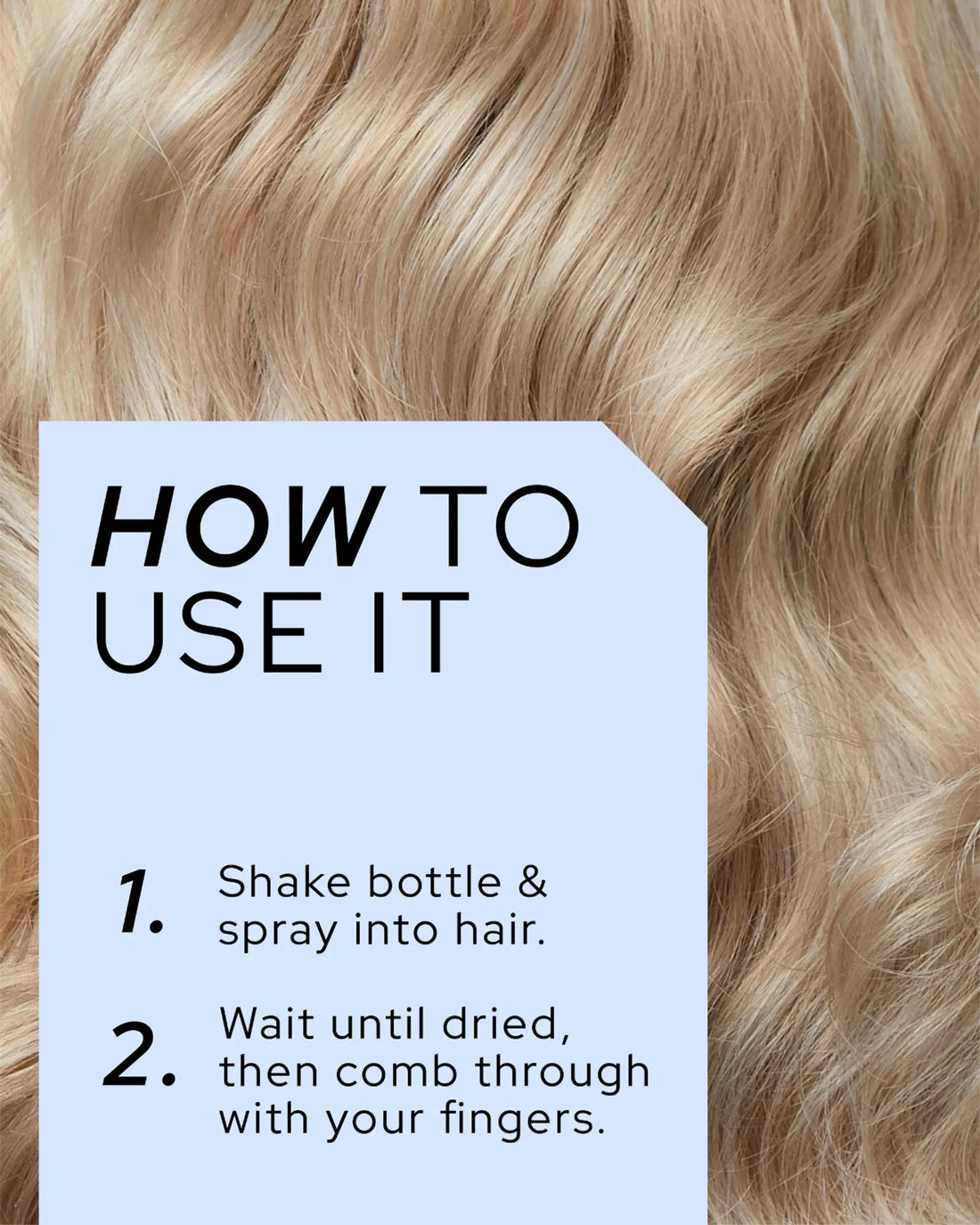 REF Stockholm Dry Shampoo N°204 (200ml) — official lifestyle/in-use image from refstockholm.com product page