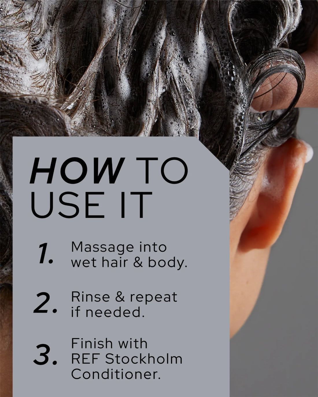 REF Hair & Body Shampoo, alternate angle