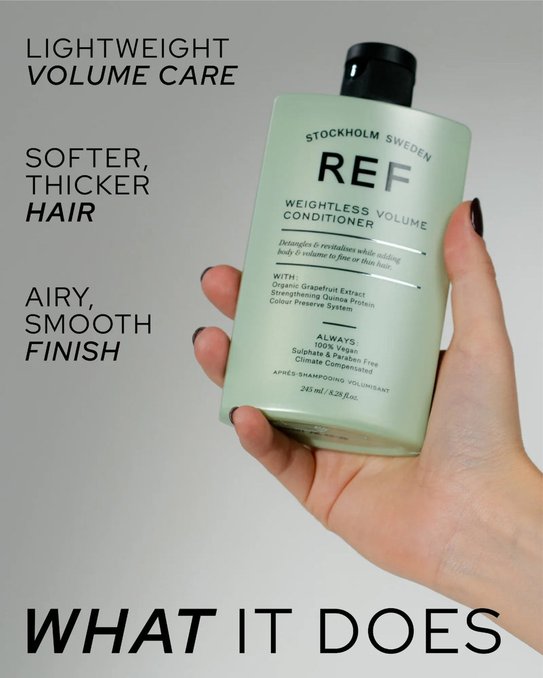 REF Stockholm Weightless Volume Conditioner alternate angle
