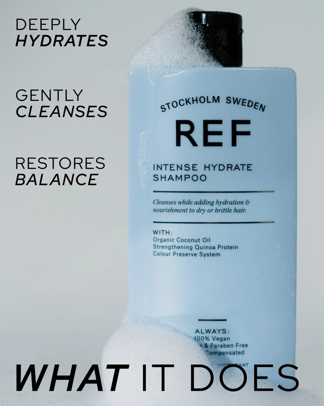 REF Stockholm Intense Hydrate Shampoo - alternate angle